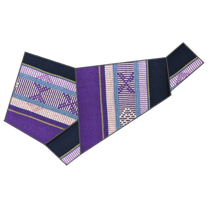 帯5　読谷山花織　ミンサー半幅帯　濃紺×青黄　未使用　長尺　４０２cm×１５cm 楽天市場】919 読谷山(ゆんたんざ)ミンサー 新品 半幅帯 (よみたんざん